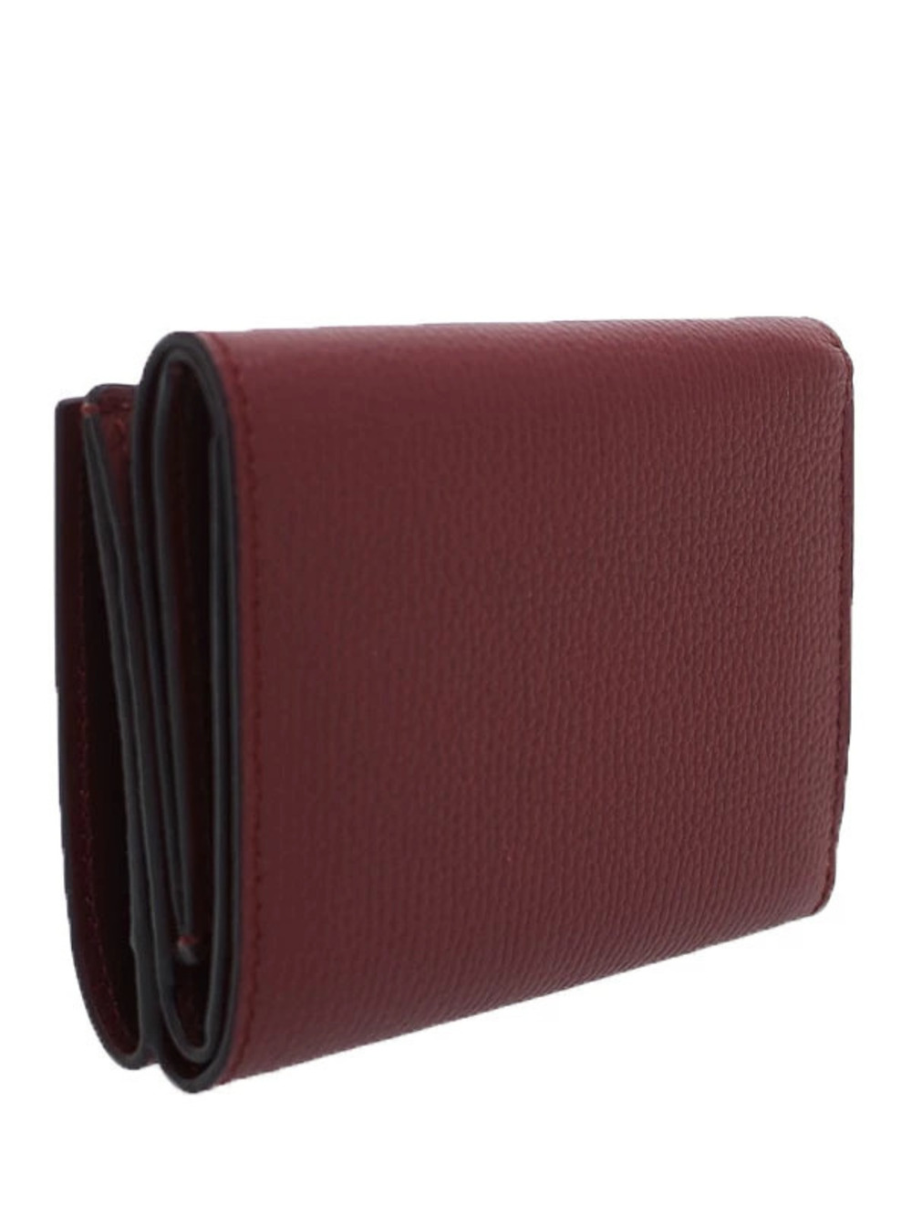 Loewe Anagram fold Short Trifold Wallet Tri Black